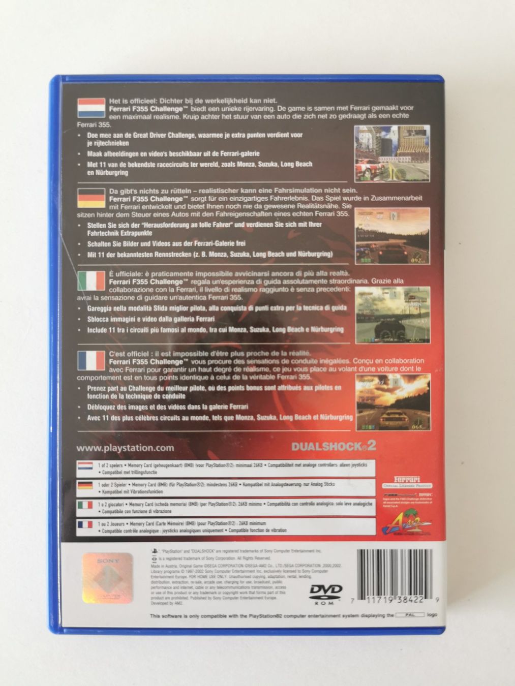 Giochi: Ps 2 - Ferrari F355 Challenge – Usato da Lenzburg venduto da eyworld 2