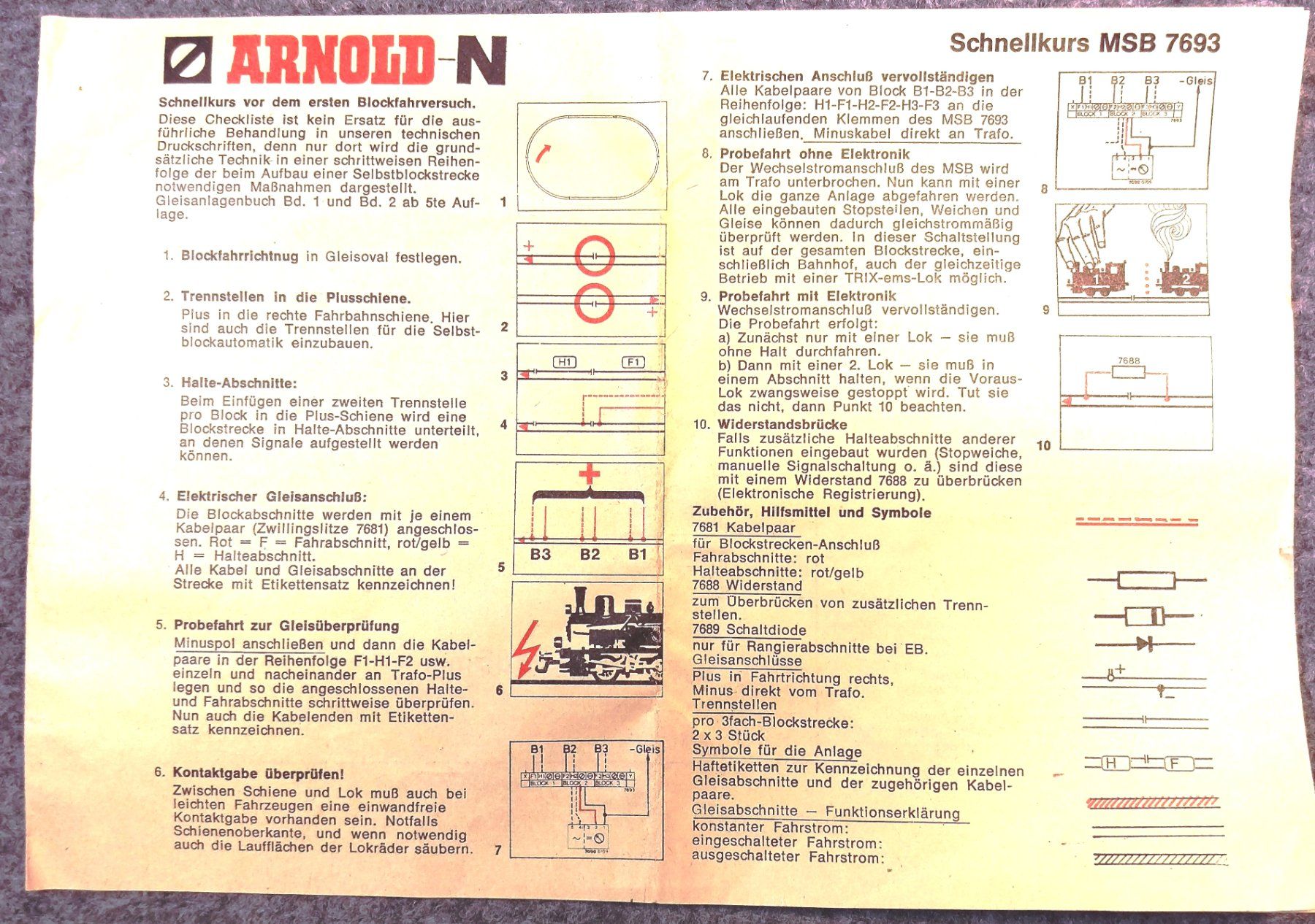 Arnold Modellini di ferrovie: Mehrzug Steuerblock – Usato da Oensingen venduto da Helo19 2