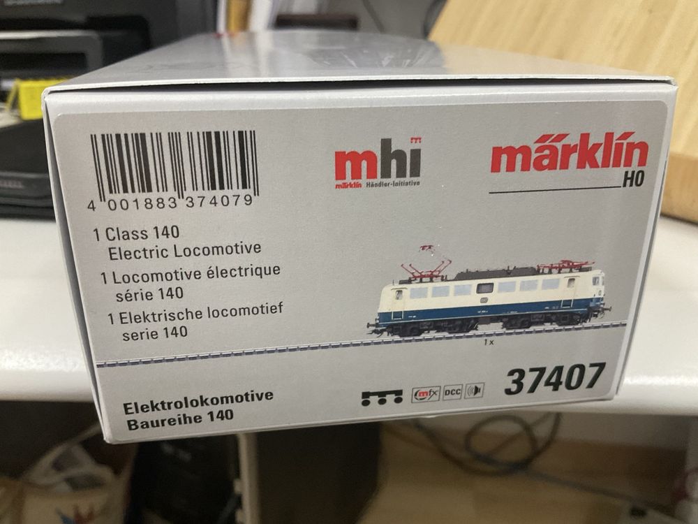 Märklin 37407, Elektrolokm. Baur. 140, MFX,Sound,NEU (Neu und ...