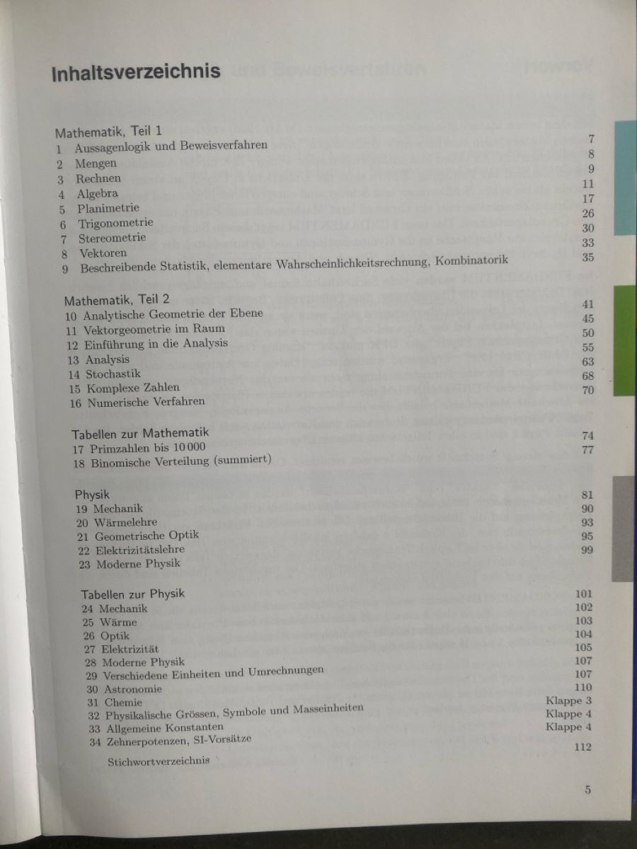 Libri: Fundamentum Mathematik/Physik, Orell Füssli – Nuovo (secondo la descrizione) da Dallenwil venduto da kavogt6 3