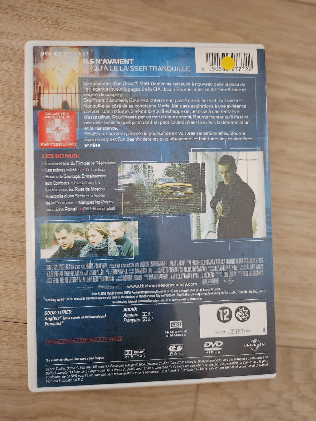 Tutti i DVDs: DVD La Mort dans la peau – Usato da La Joux FR venduto da car_ck96 2