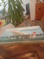 SWISSAIR Brettspiel um die Welt 1975 nicht komplett.