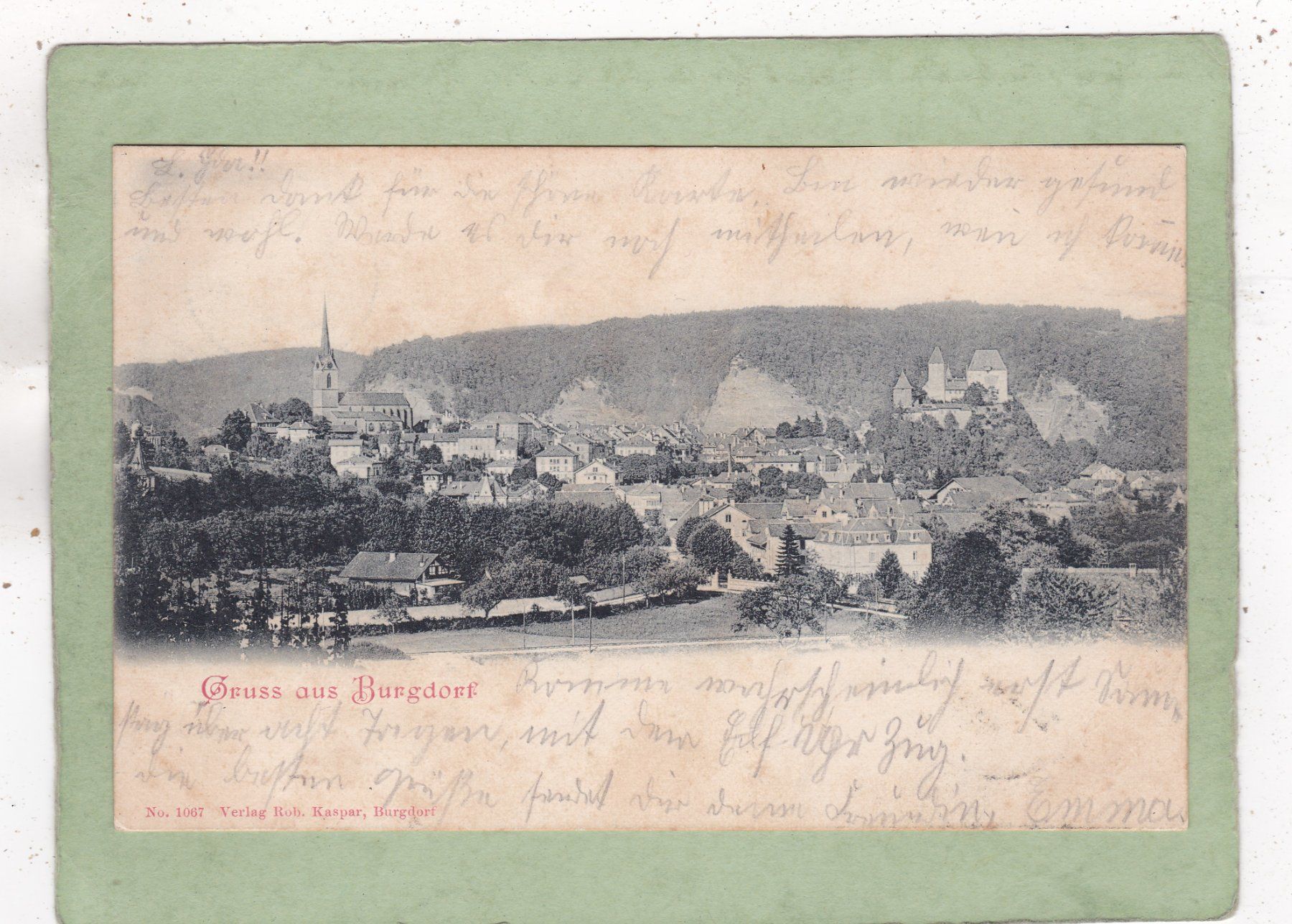 Ansichtskarten: Burgdorf 1899 – Defekt aus Herisau von Lisegrat2008