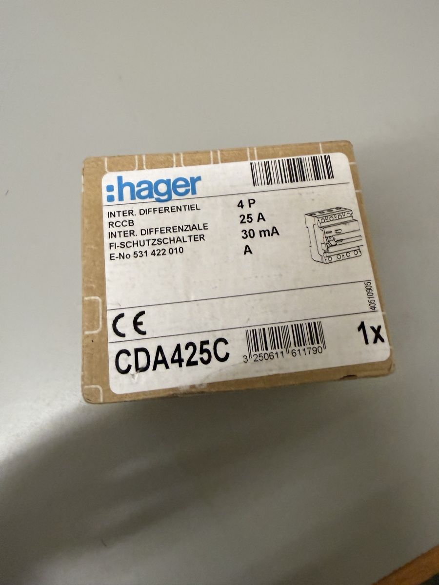 Hager Elektronikbauteile: Fi 25A sicherung – Neu (gemäss Beschreibung) aus Zürich von papaplatte