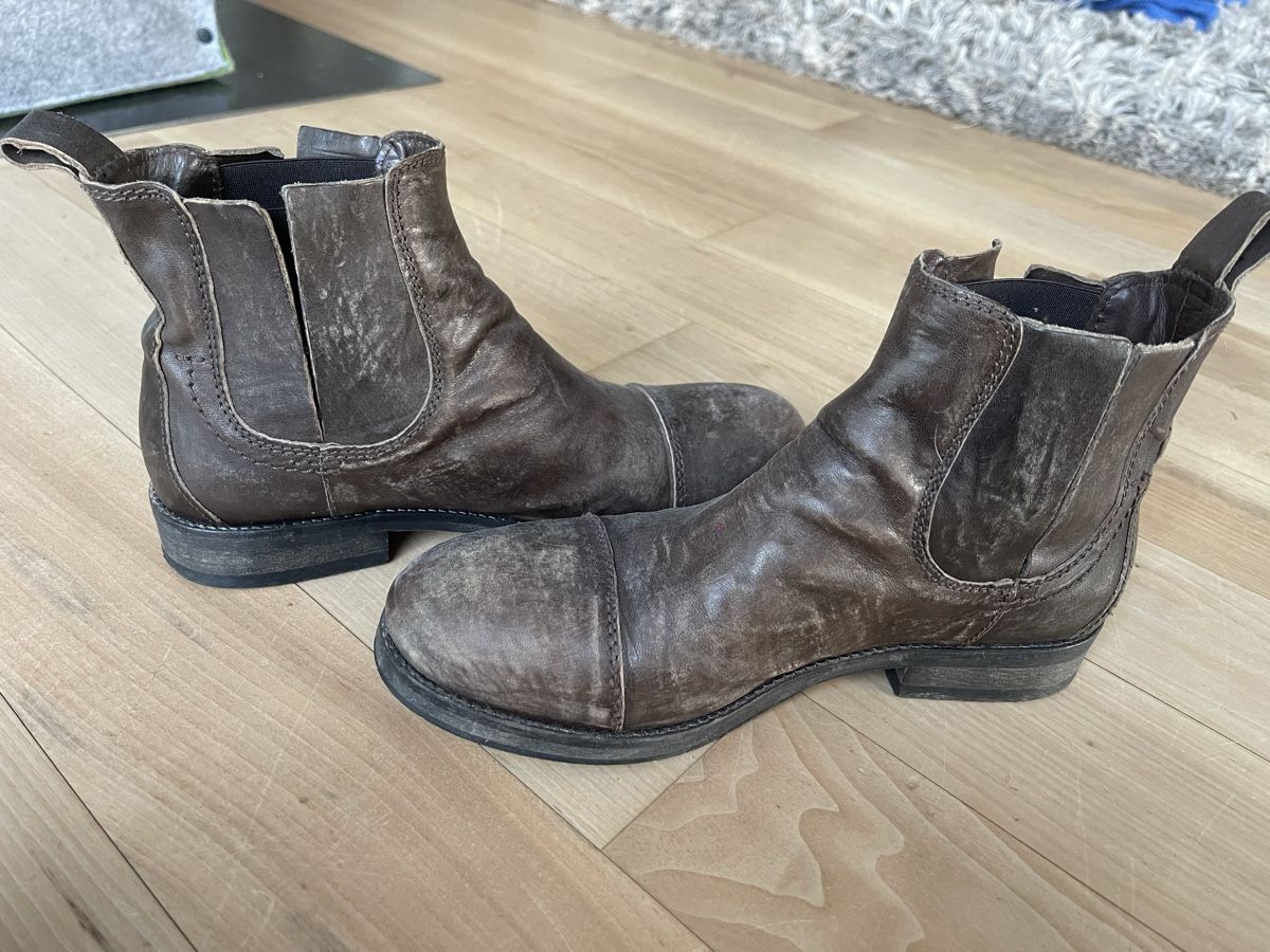 Scarpe da donna: Echt Leder Halbschuhe braun Gr.39/40 used look – Usato da Oberwil-Lieli venduto da 2carin 5