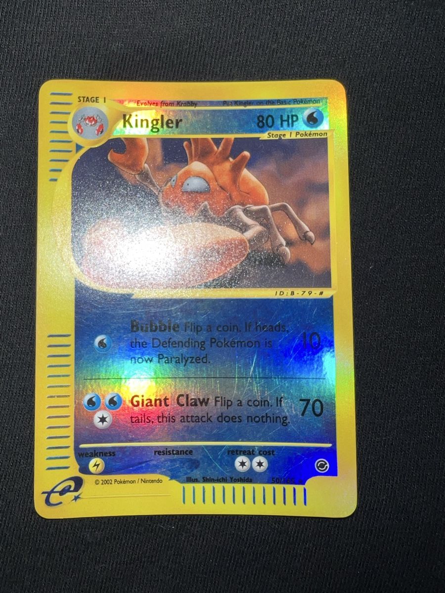 Pokémon Carte collezionabili: Kingler Expedtion Reverse English – Usato da Basel venduto da luc_8ghp