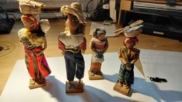 4 Puppen Indianisch