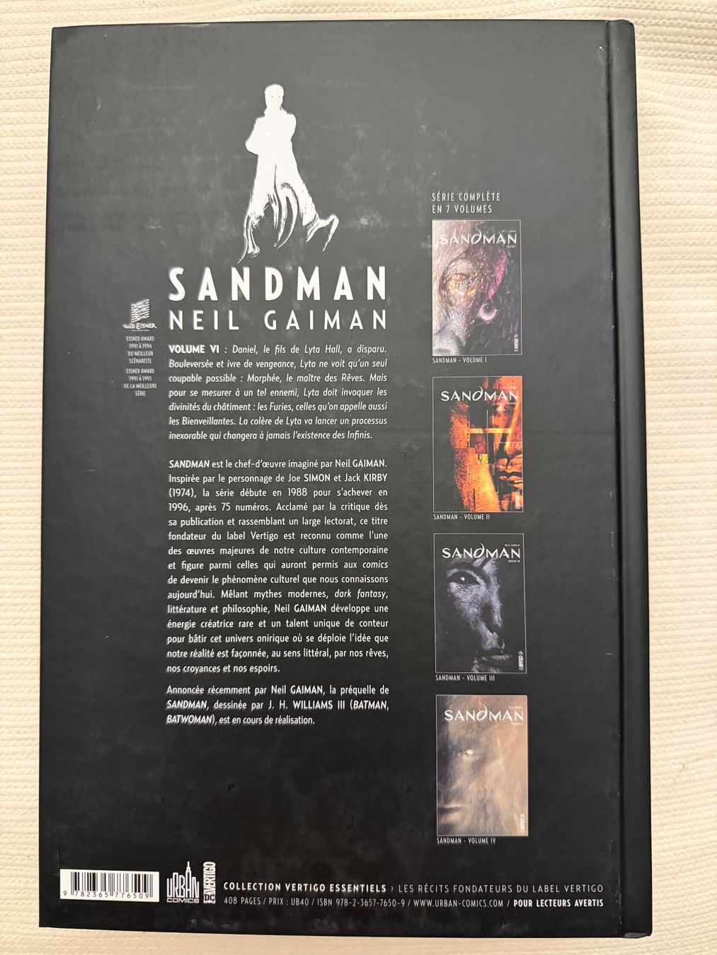 BD: Sandman Tome 6 TBE – D'occasion à Castagnola par pgo_7syd 1