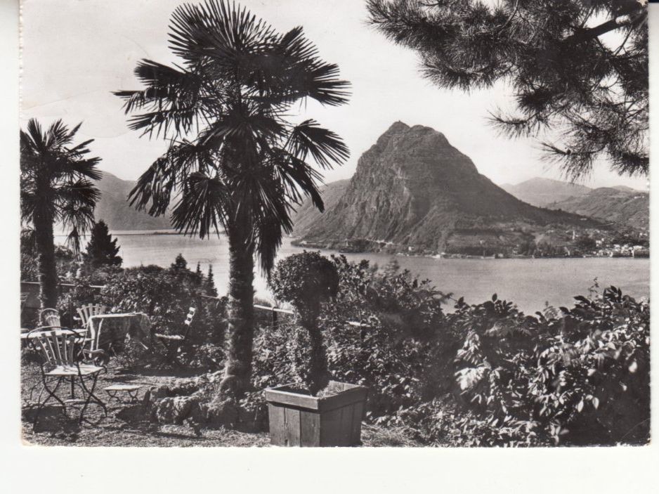 Cartoline postali: Lago di Lugano 1957 – Usato da Bürglen TG venduto da StampGraf