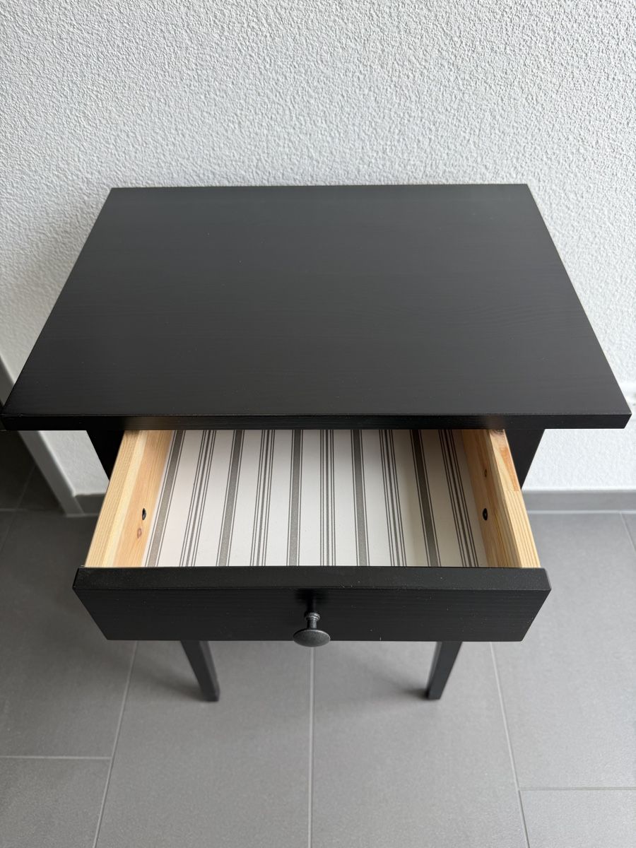 Ikea Comodini: 2 schwarze Nachttische mit Schublad – Usato da Schlieren venduto da Dav_8gbc 1