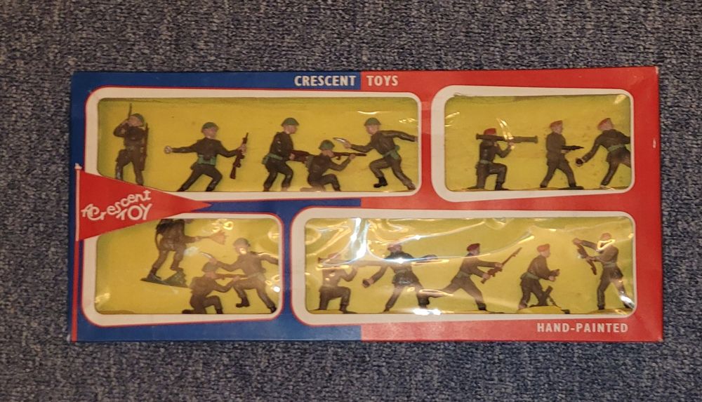Crescent Toys confezione anni 60' soldatini esercito Inglese 1