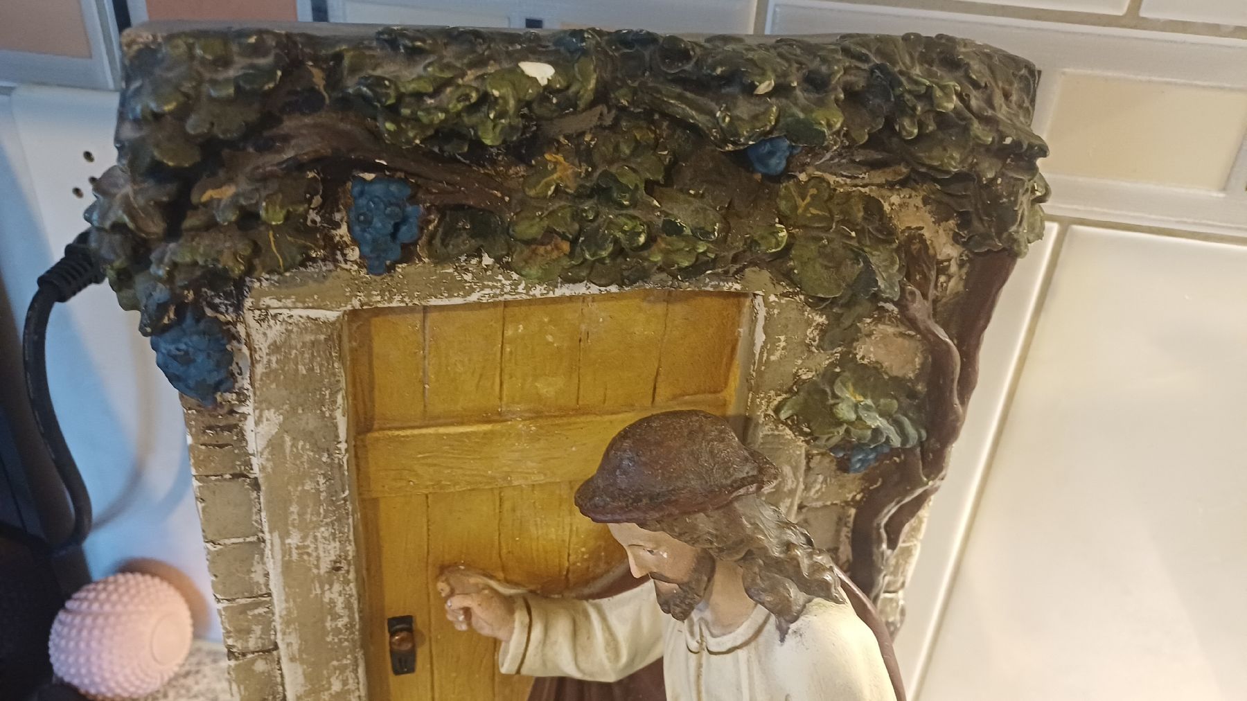 Statuette: Antike Jesus Figur mit Schaf – Usato da Flawil venduto da Naphtali 2
