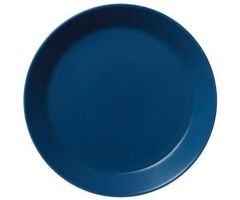 6 x Iittala Teema: vintage blau Teller flach 23cm