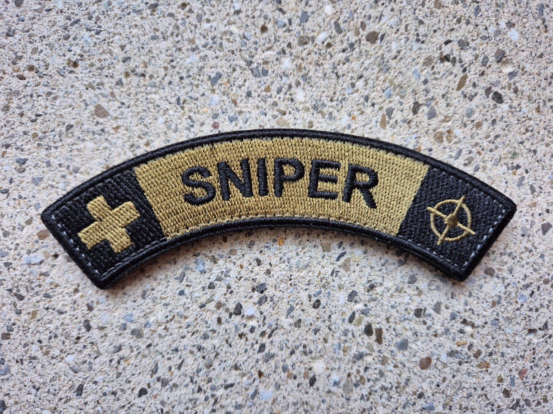 Schweizer Armee Placchette & Badge: *** Badge Sniper Schweiz mit klett *** – Nuovo e nell'imballaggio originale da Riedholz venduto da fr_sIruP