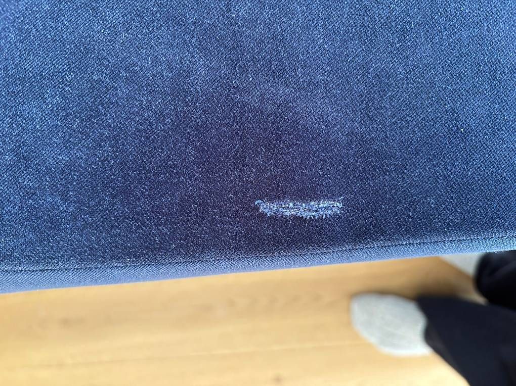 Divani: 3er-Designer-Sofa in dunkelblau/navy – Usato da Zürich venduto da manufr21 3