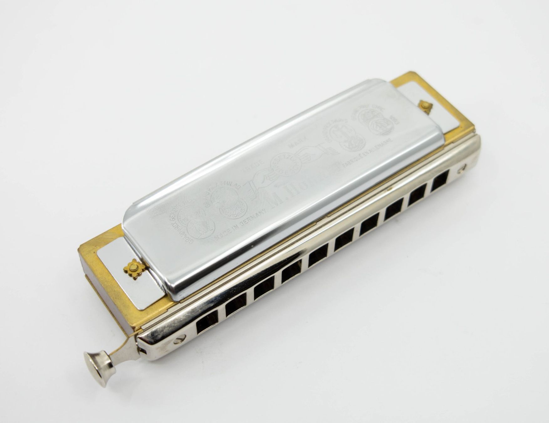 Hohner Strumenti musicali: Hohner Mundharmonika Chromonica 260 / C - 2 – Usato da Zürich venduto da ZuercherBrockenhaus 1