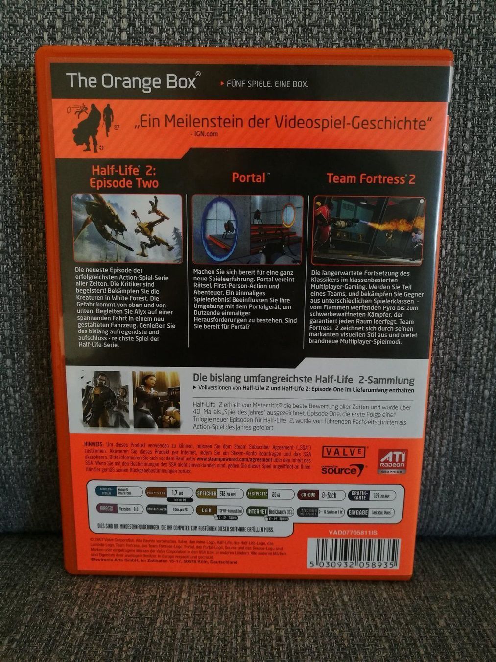 Giochi: The Orange Box, PC – Usato da Wil SG venduto da Donaldus 1