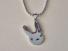 Bad Bunny Halskette - Silber Farben