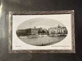 Carte postale ancienne Stockholm Grand Hotell 1912 timbre
