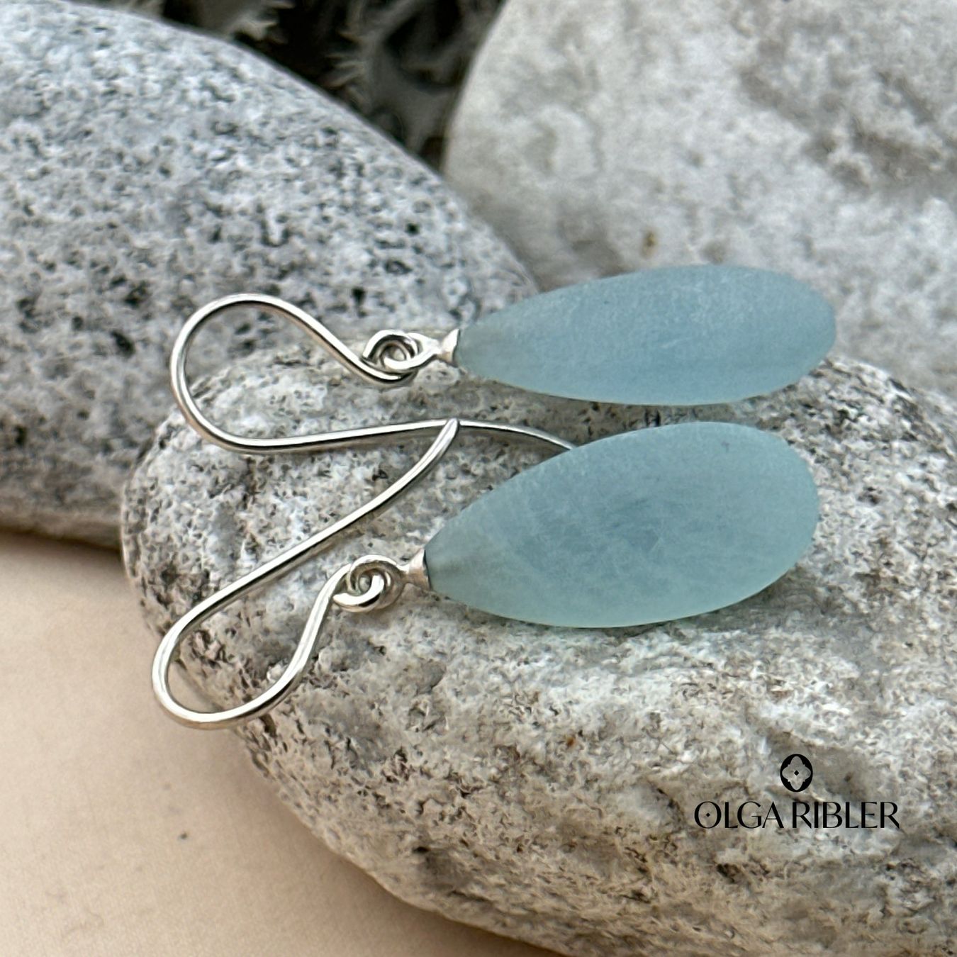 Olga Ribler Ohrringe & -stecker: Ohrhänger - Aquamarine - Silber 925 – Neu (gemäss Beschreibung) aus Luzern von Schmuckoutlet 4