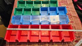 Ordnungsboxen Werkstatt für an Schiene für die Wand