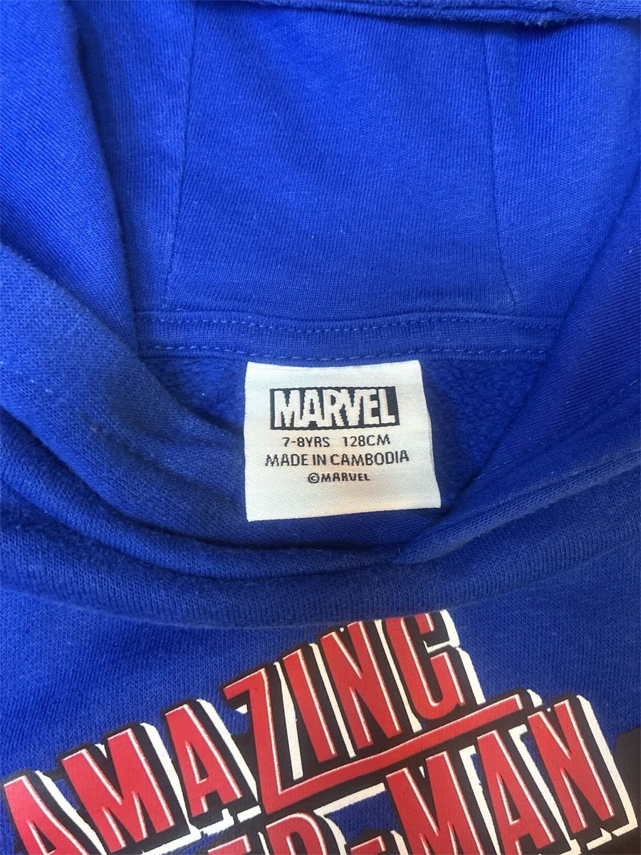 Maglioni & Felpe: Pull à capuche Spiderman Marvel, taille 128 cm, 7-8 ans – Usato da Lausanne venduto da mar_6snp 2