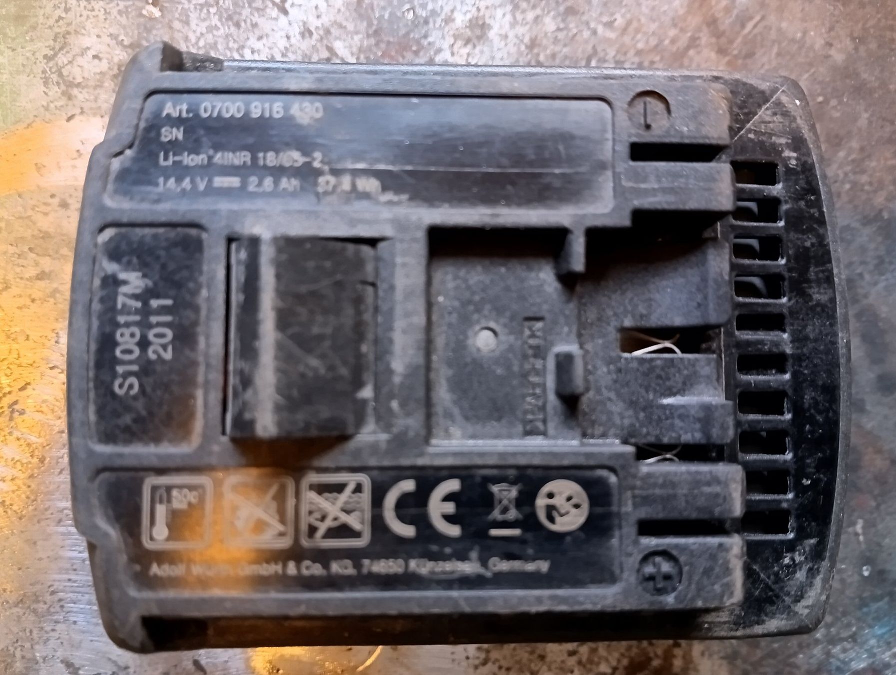 Würth Akkus & Batterien: Akku zu Würth Master 14.4V 2.6Ah – Gebraucht aus Osterfingen von raindrop141 1