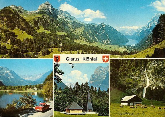 Ansichtskarten: GLARUS Klöntal Auto – Gebraucht aus Jona von philajona