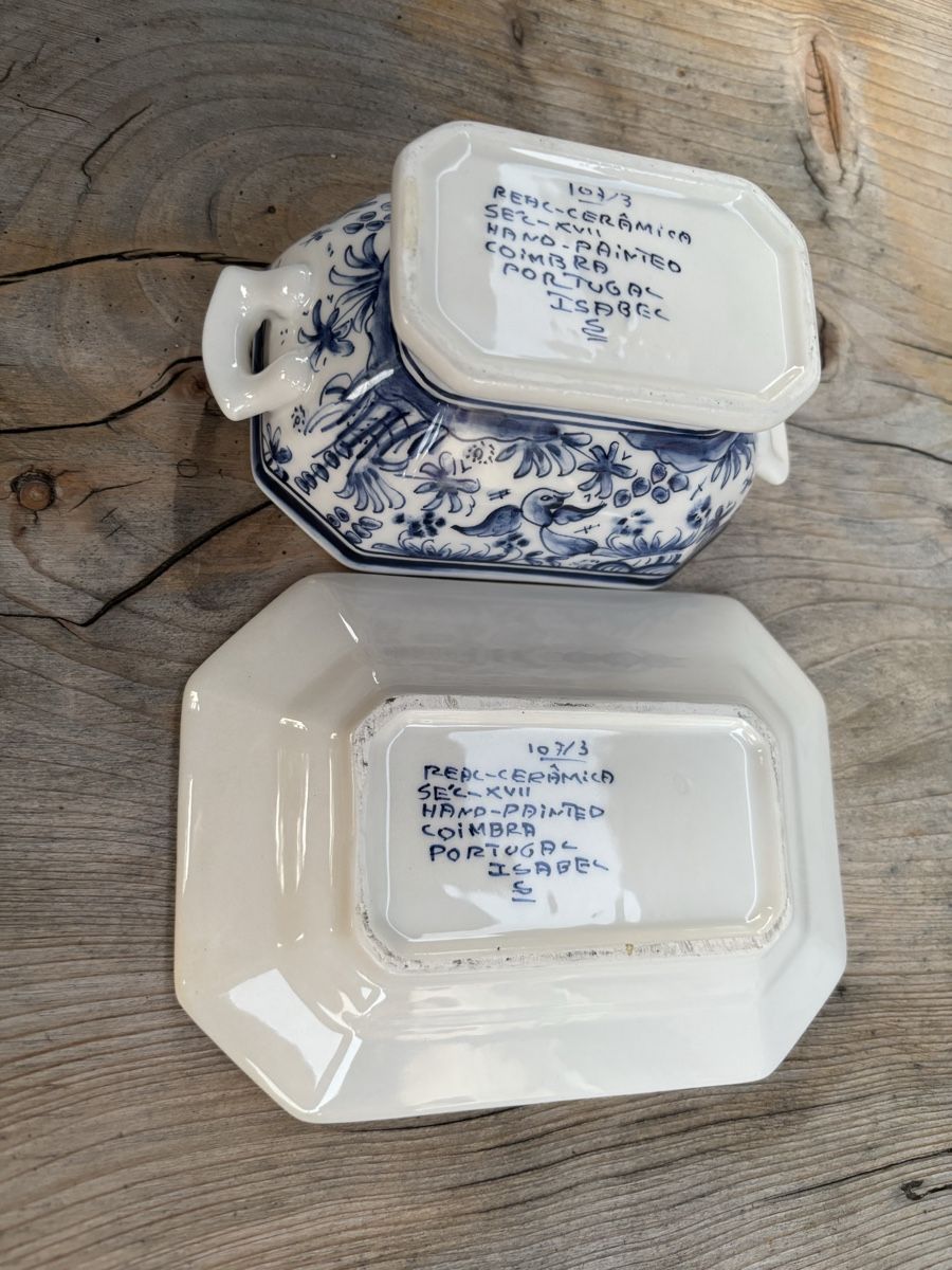 Set di piatti: Keramik Set, Handbemalt, Portugal – Usato da Würenlos venduto da Ashley24 3