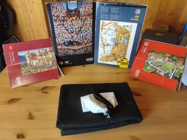 4x Heye Puzzle + Puzzlematte zum Verstauen 🧩
