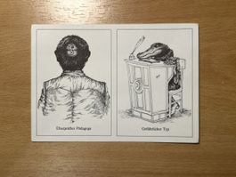 Johannes Hickel Postkarte "Gefährlicher Typ" & Pädagoge