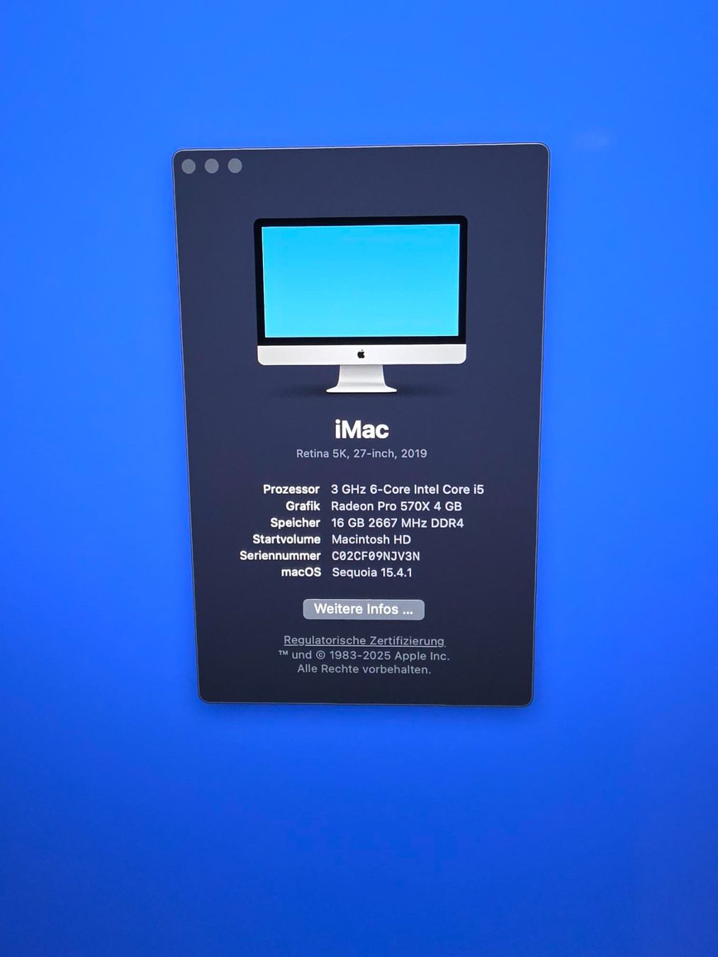 Apple PC: iMac 27 Zoll Retina 5K – Usato da Bülach venduto da ms12983 3