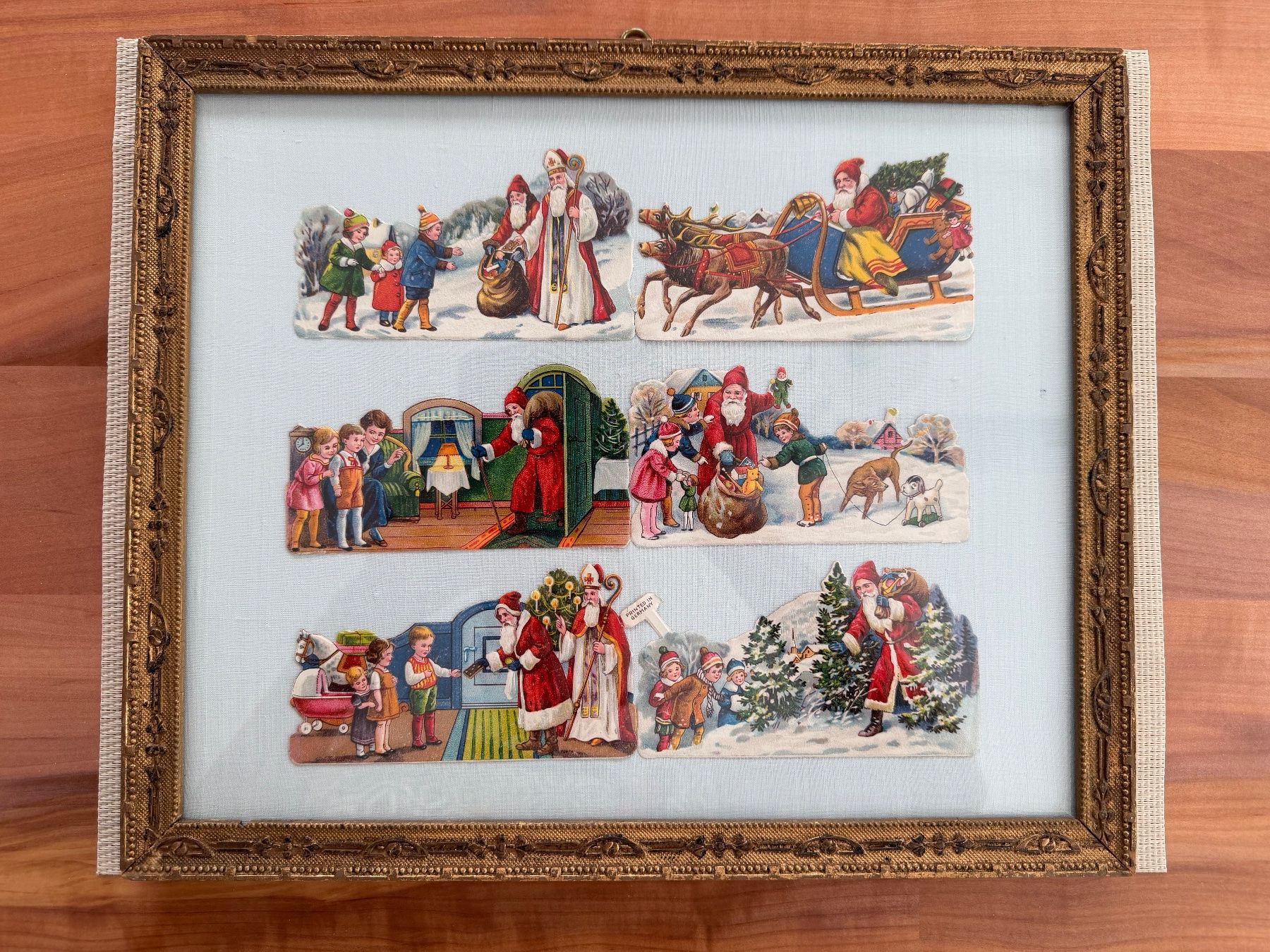 Poster & Bilder: Altes Bild mit Weihnachtsmotiven – Gebraucht aus Frauenfeld von suiza55 9
