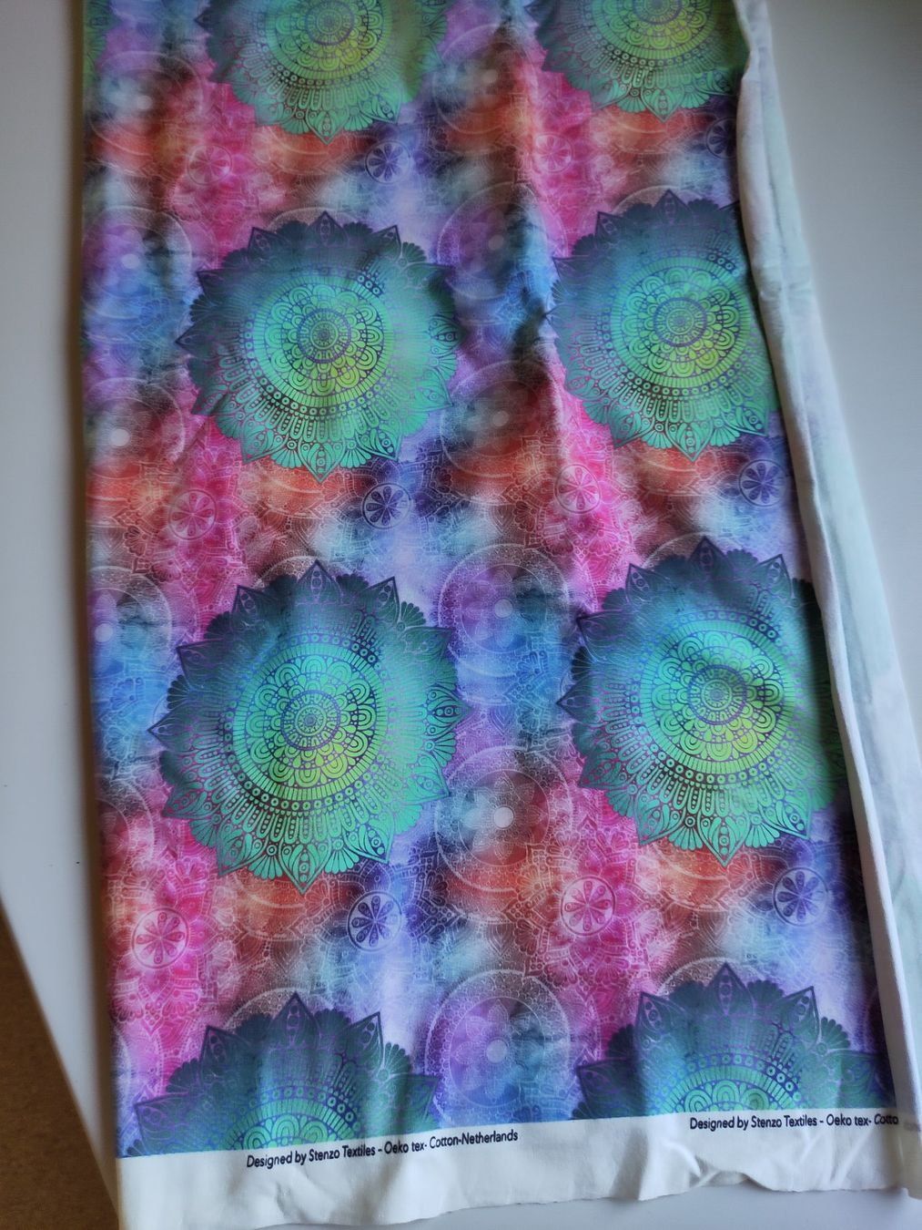Stoffe: Jerseystoff Mandala by Stenzo Textiles – Neu (gemäss Beschreibung) aus Matt von Domadaya