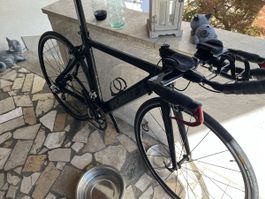 Planet X Carbon Triathlon-/Zeitfahrvelo – SRAM Force 2x10 –