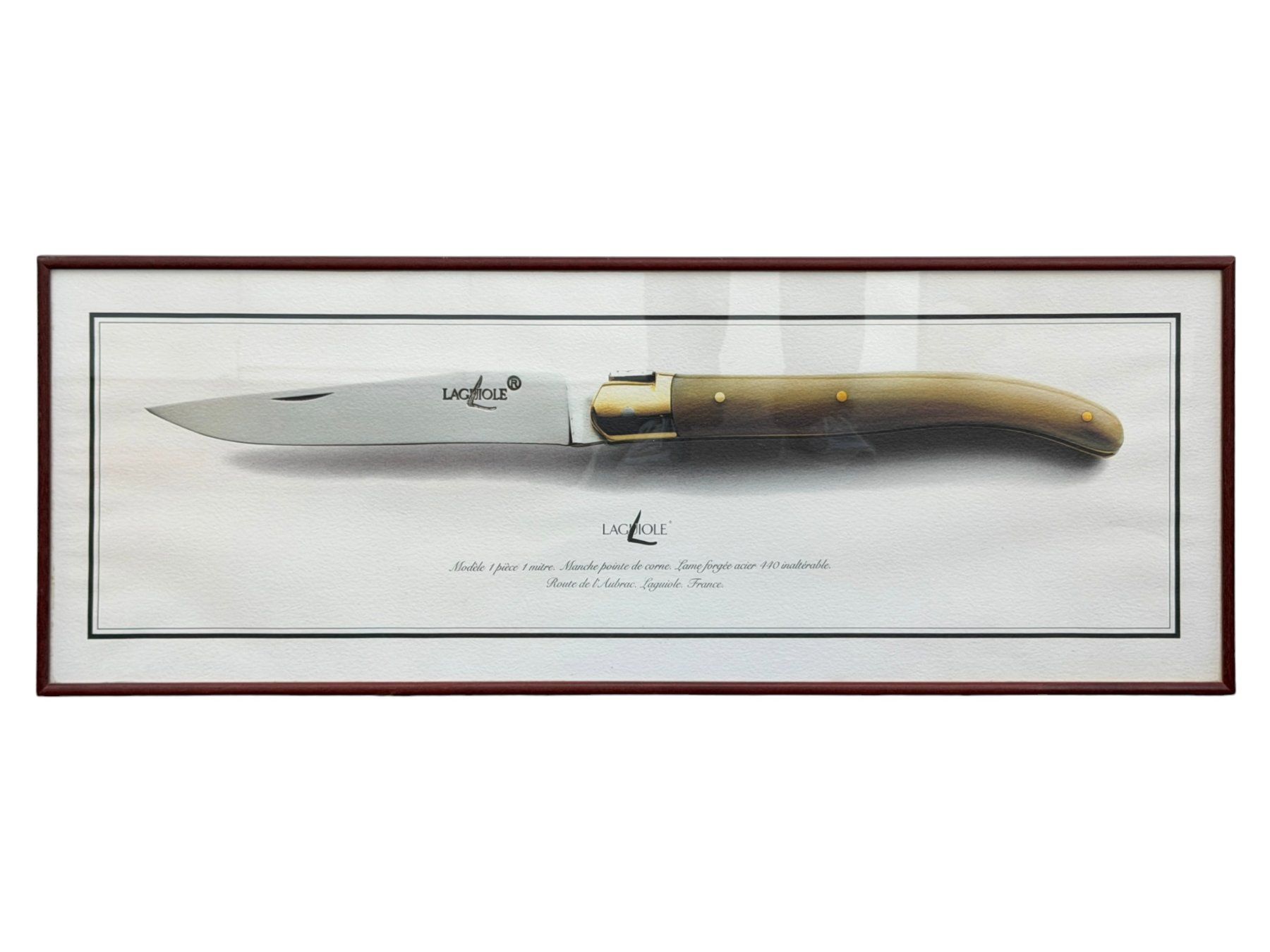 Dipinti: Impression publicitaire d'art Couteau Laguiole – Usato da Morges venduto da objetsdepoque 6