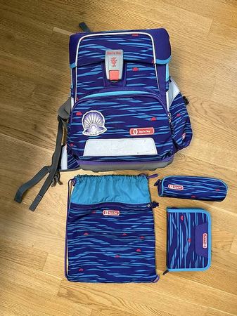 Step by Step Schulthek blau violett