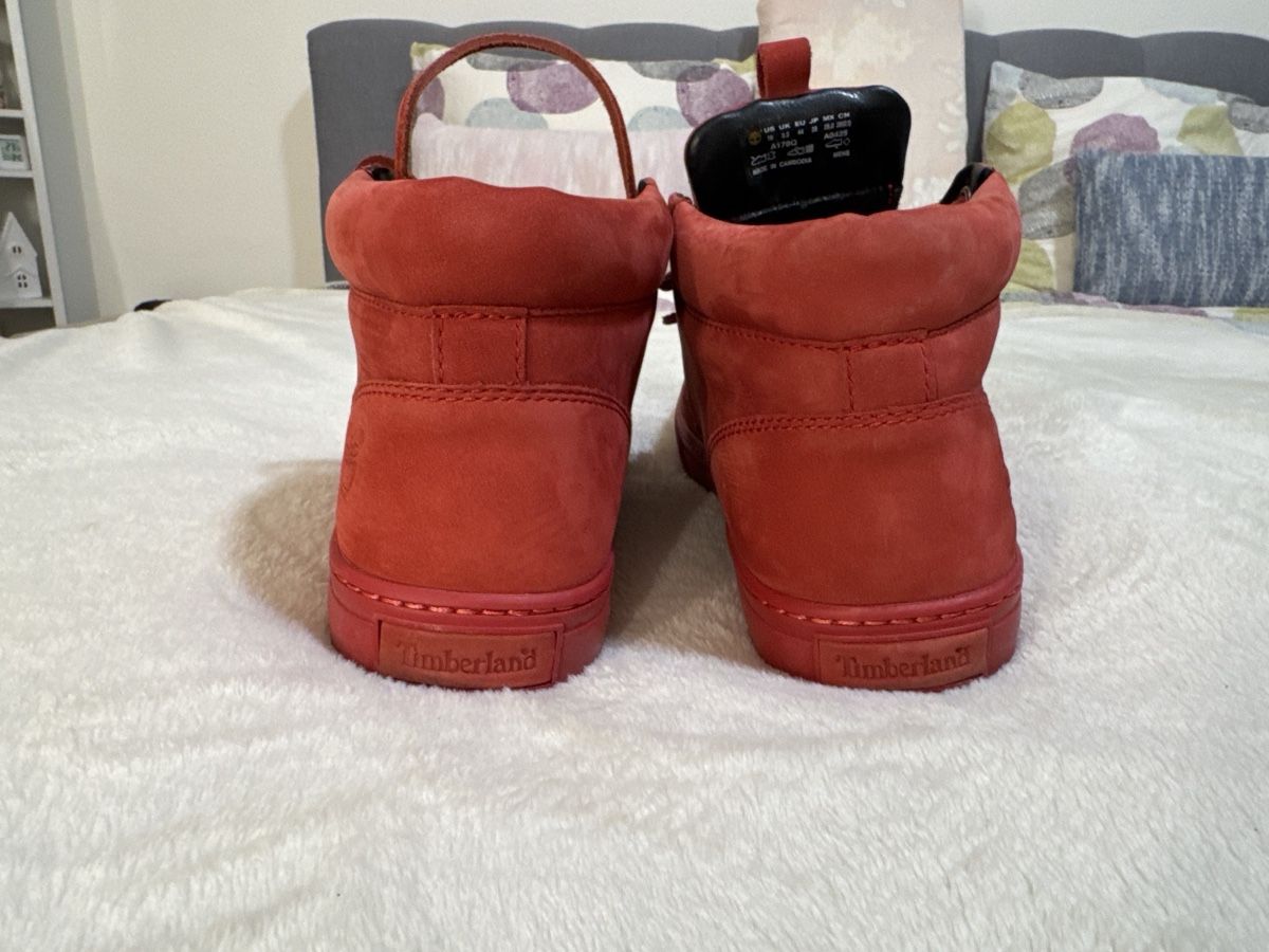 Timberland Scarpe da uomo: Timberland Herren Schuhe, Grösse 44, Herbst Rot, Top! – Nuovo (secondo la descrizione) da Zürich venduto da cos_77lj 3