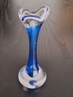 Vintage Flygsfors Coquille Kunst Glasvase von Paul Kedelv 
