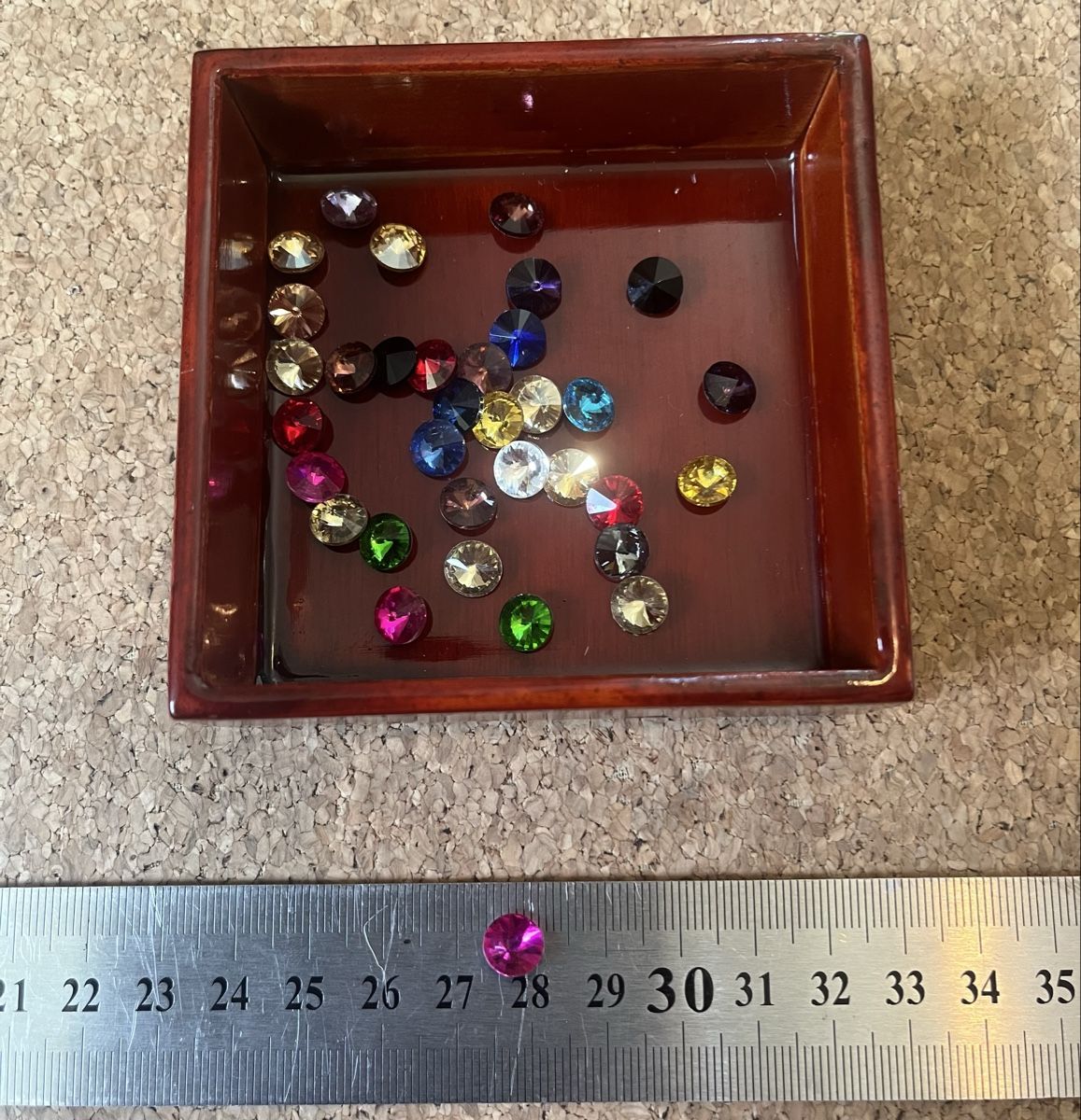 Kit bricolage: Perlenset Rosa Glasperlen Cabochons Mix Schmuck DIY – Usato da Zuchwil venduto da MLV92 4