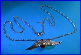 NEUE Halskette mit Goldener Schnatz Harry Potter
