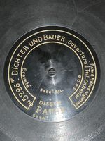 Rare Pathé Tiefenschrift (Vertical cut) Schellackplatte
