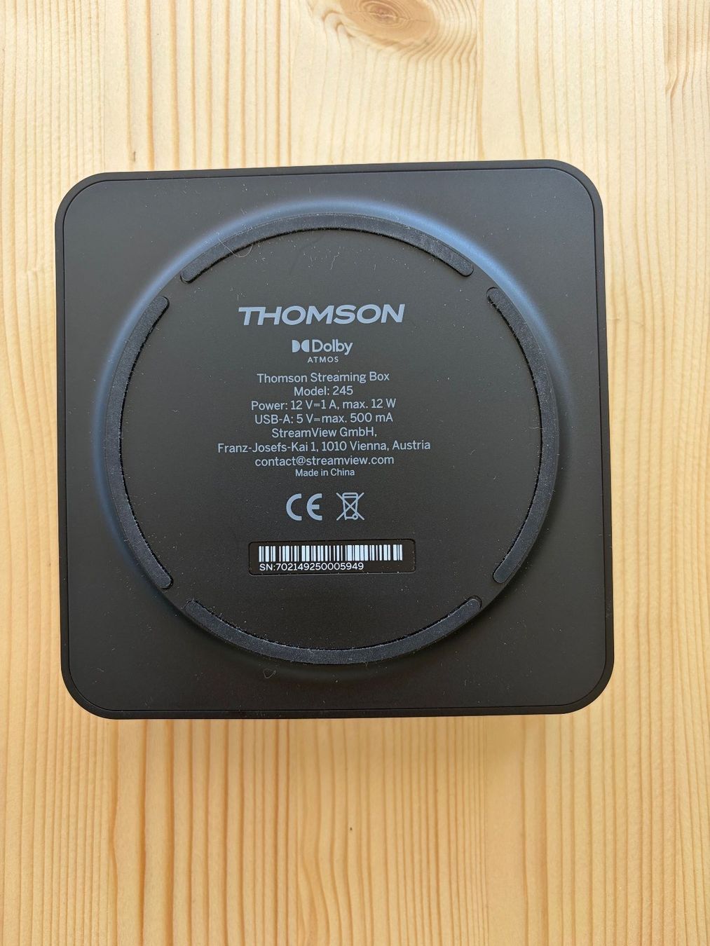 Audio- & Mediensysteme: Thomson Streaming Box 245 Google TV neuwertig – Gebraucht aus Turbenthal von blue1977 2