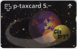 ChPTT Weltall - seltene ungebrauchte FullFace Firmen Taxcard
