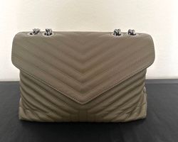 Italian leather quiet luxury bag