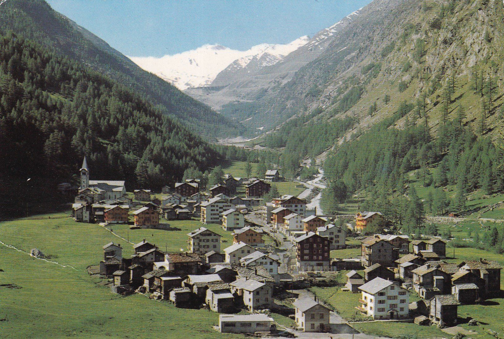 Ansichtskarten: Saas Almagell – Gebraucht aus Cormoret von Pascalll2001