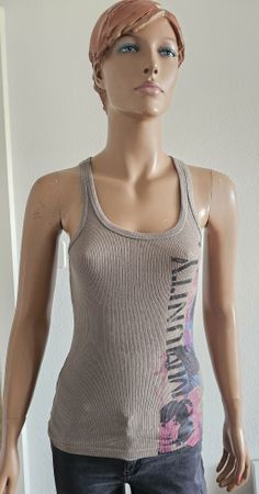 Damen Tanktop braun Grösse M Continental
