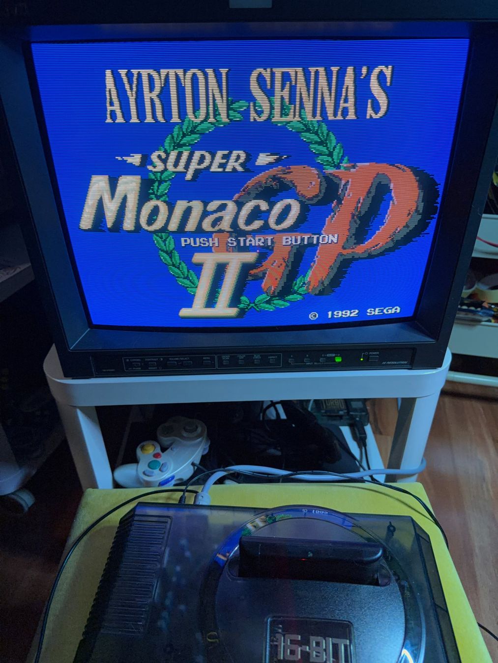 Sega Spiele: Super Monaco II - Sega Megadrive - LOOSE NO LABEL – Gebraucht aus Bellevue von LarsUlrich01