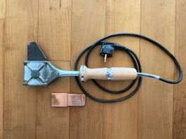 Flach-Lötkolben, 400 Watt, inkl. Zinnstange