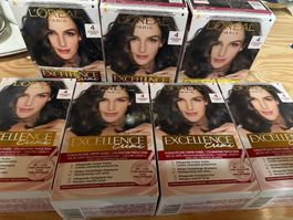 Neu Loreal Haarfarbe Mittelbraun 7 Stück